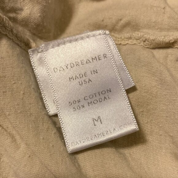 FREE PEOPLE Day Dreamer Rolling Stones Flocked Leopard Tongue Tee Womens Medium - Picture 8 of 11